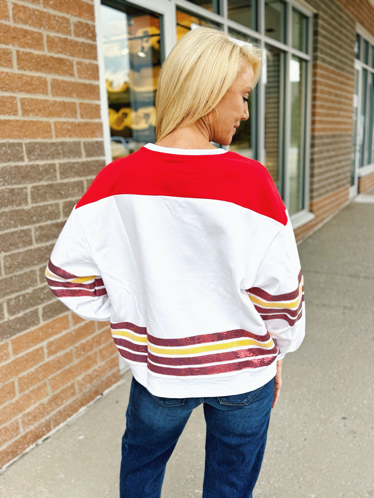 Queen of Sparkles Kansas City Jersey Sweatshirt
