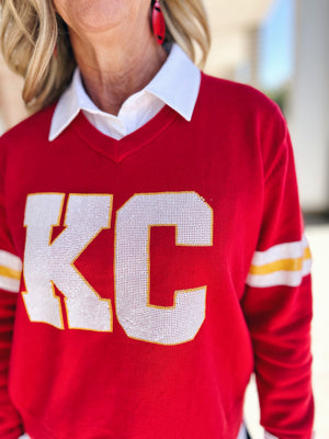 QOS Varsity KC Sweater