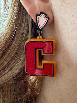 KC Acrylic Dangle Earrings