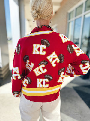 KC All Over Cardigan - Queen of Sparkles x Amelia's Boutique