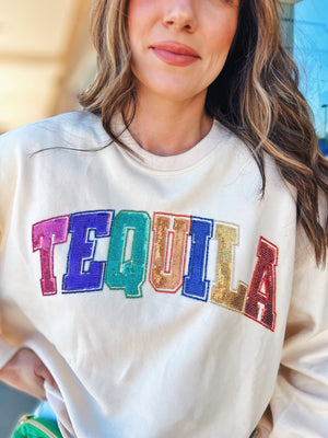TEQUILA sweatshirt by Queen of Sparkles