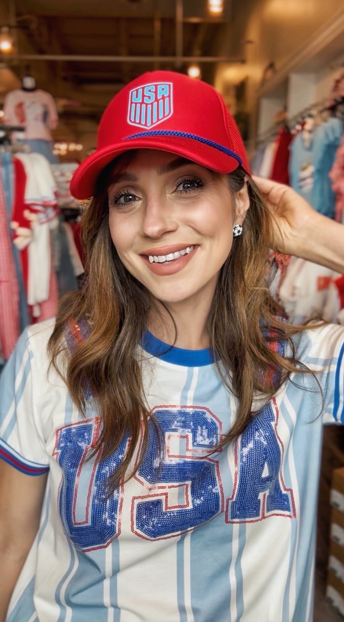 Licensed USA Soccer Crest Trucker Hat