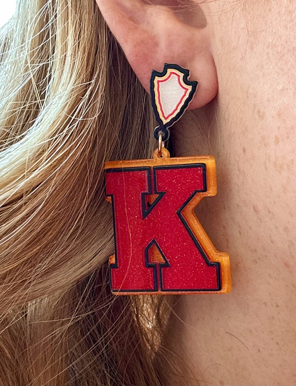 KC Acrylic Dangle Earrings