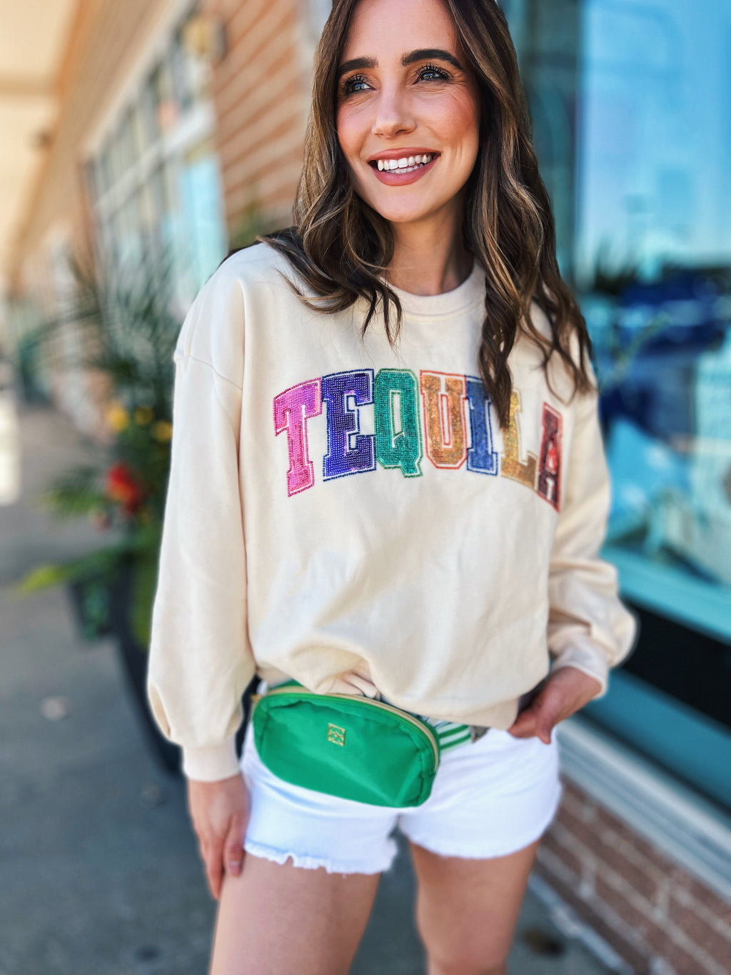 TEQUILA sweatshirt by Queen of Sparkles