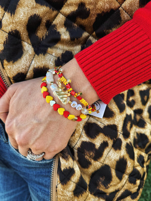 Arrowhead Gameday Bracelet Set