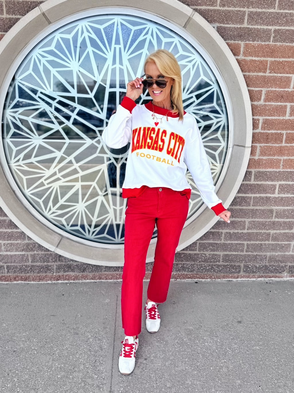 Kansas City Wide Neck Sweatshirt