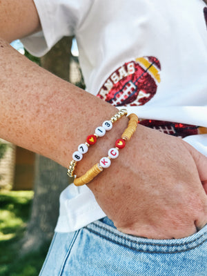 KC Heart Friendship Bracelet