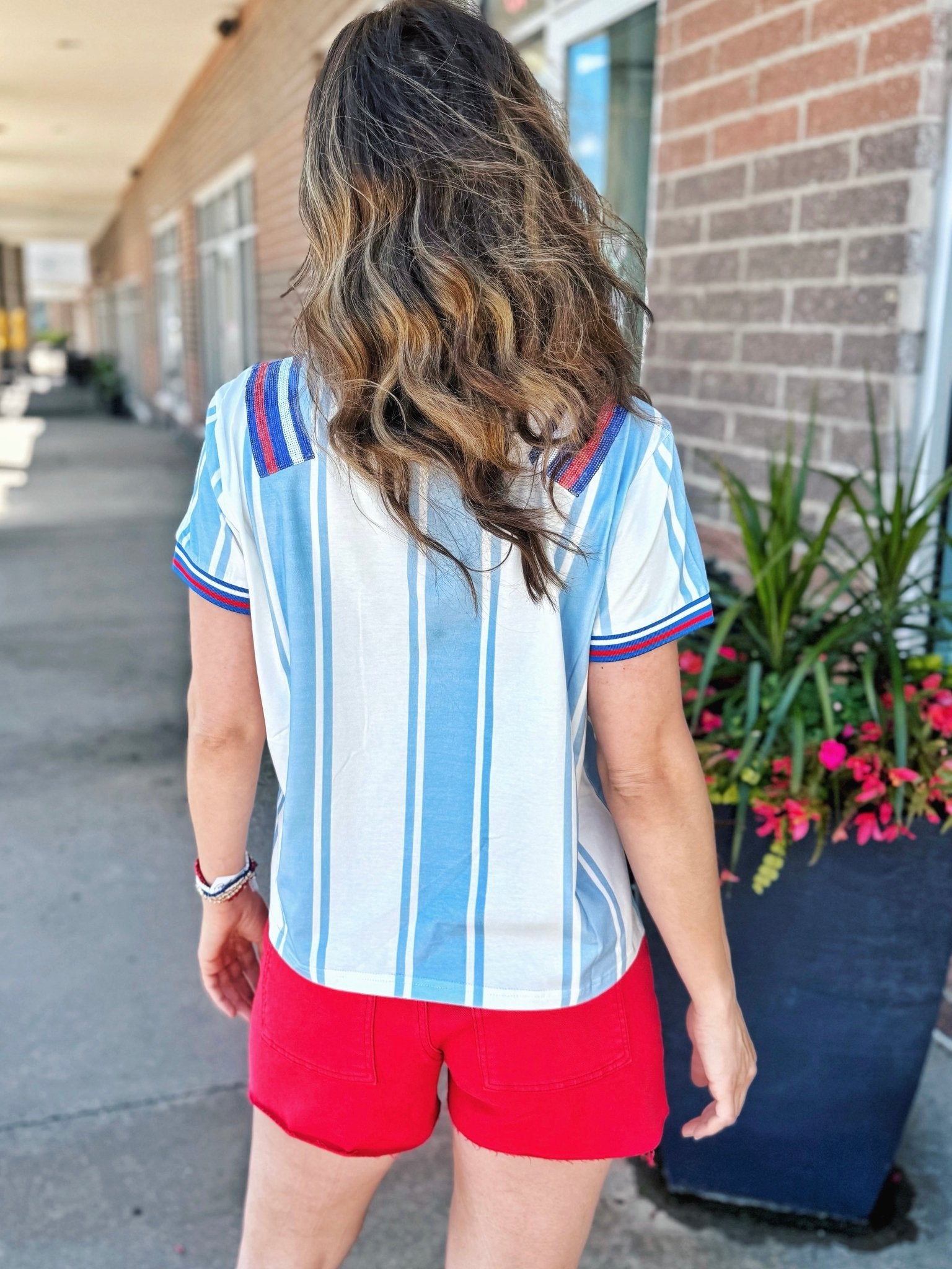 Queen of Sparkles Custom USA Soccer Jersey - Amelia's Boutique