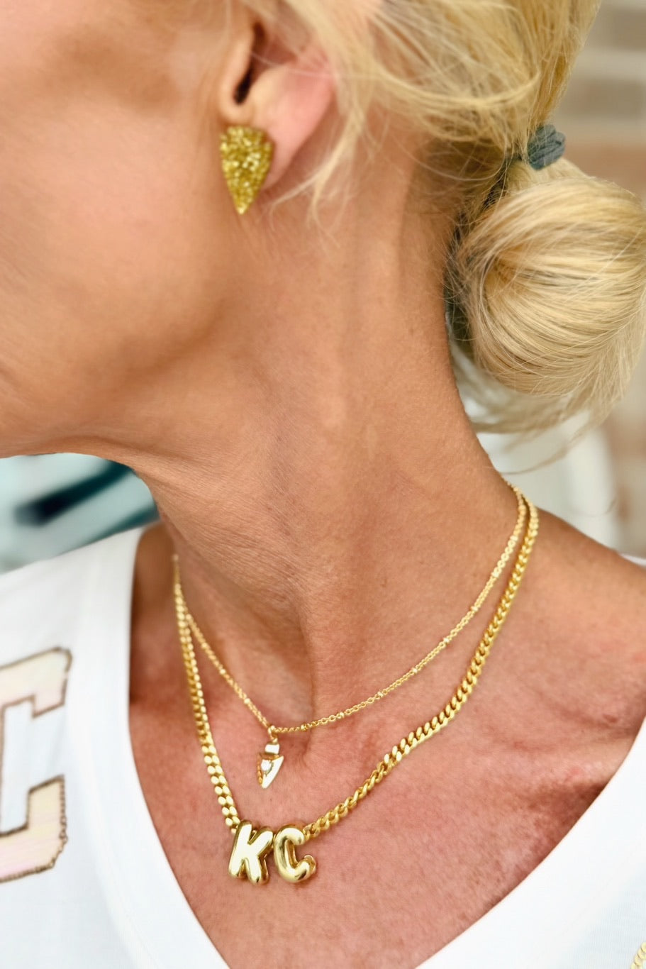 Arrowhead Drop Necklace