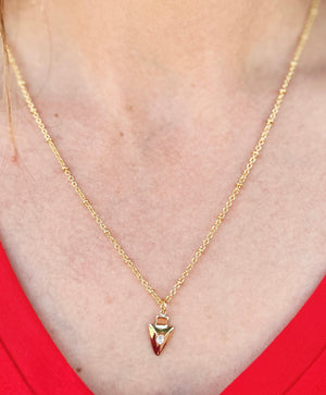 Arrowhead Charm Necklace (small charm)