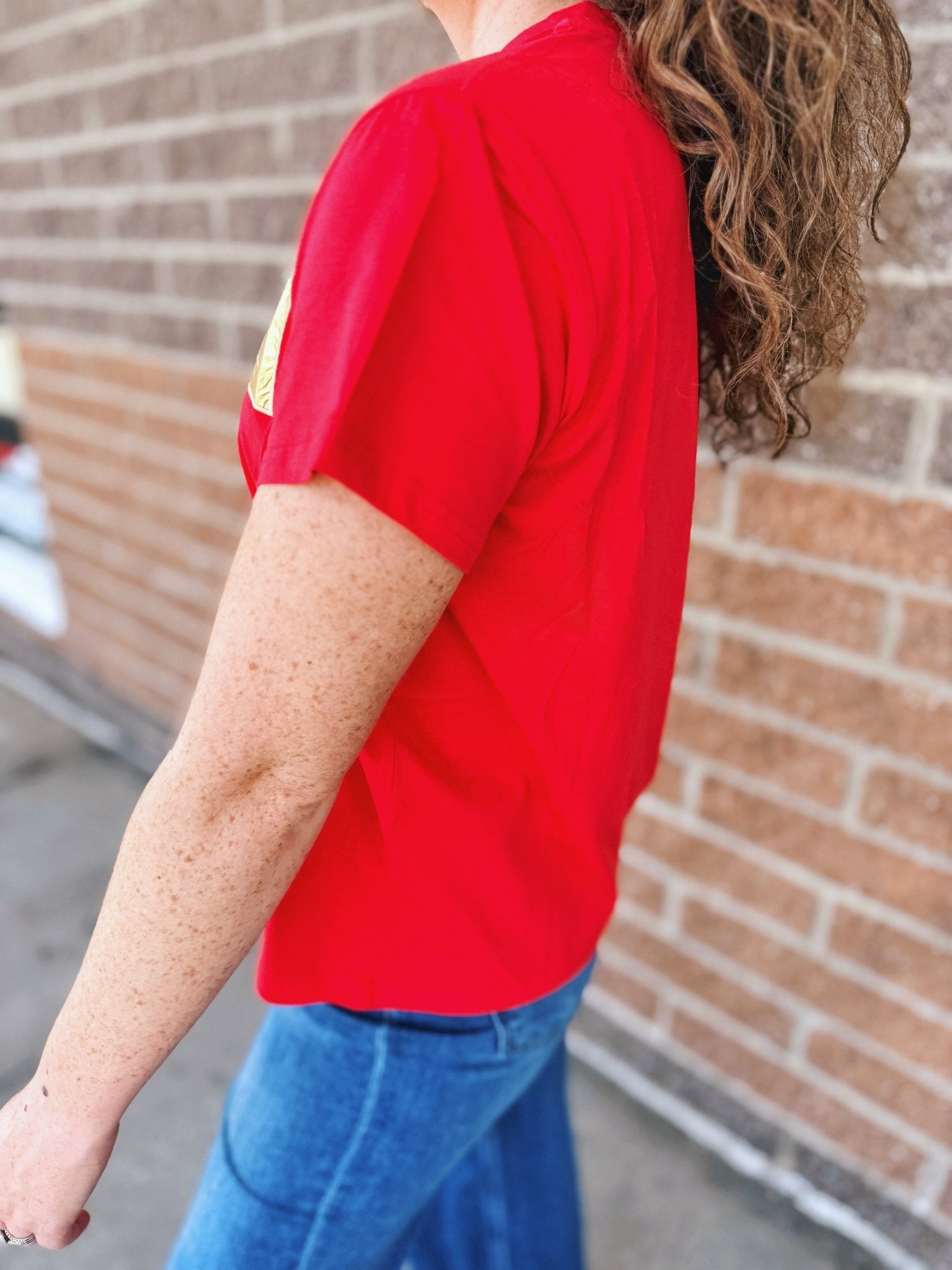 RESTOCK Metallic KC Tee - Queen of Sparkles X Amelia's Boutique - Amelia's Boutique