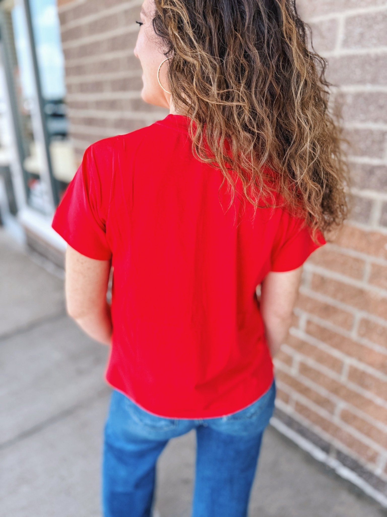 RESTOCK Metallic KC Tee - Queen of Sparkles X Amelia's Boutique - Amelia's Boutique