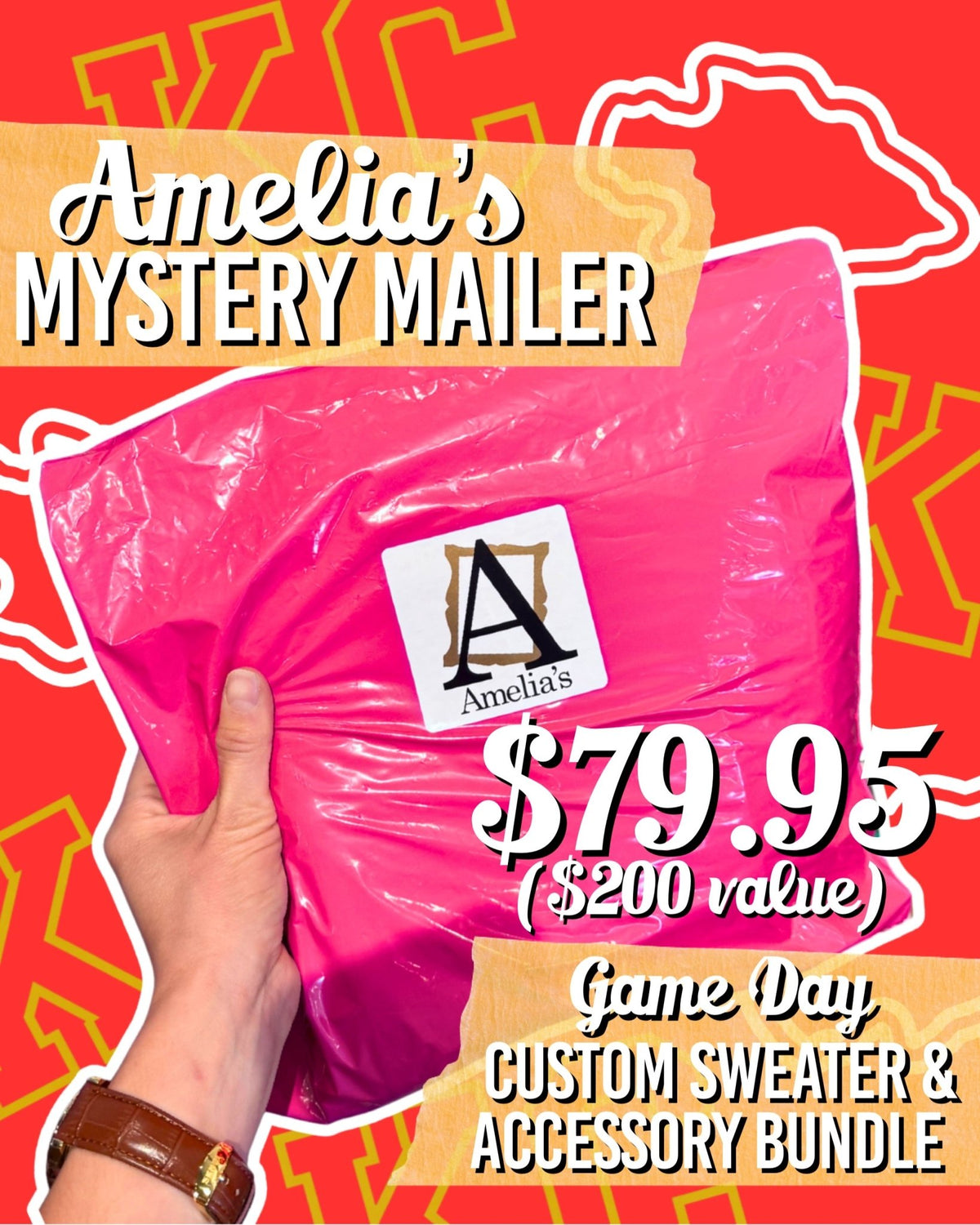Mystery Mailer Long Sleeve/Accessory Bundle - Amelia's Boutique