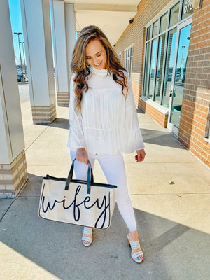 Wifey!!! Canvas Tote!