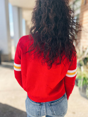 QOS Varsity KC Sweater