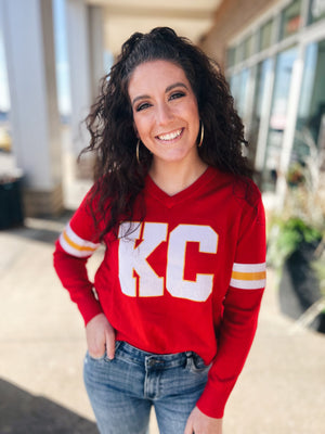 QOS Varsity KC Sweater