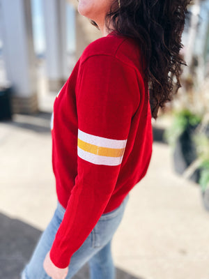 QOS Varsity KC Sweater