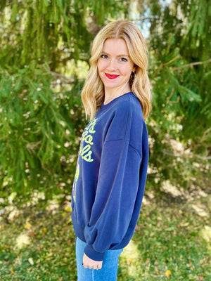 Queen of Sparkles Let's Go Girls Rodeo Sweatshirt