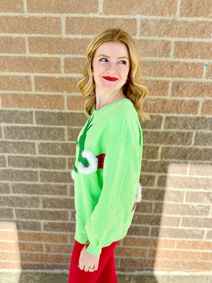 Queen of Sparkles Grinch Sweatshirt