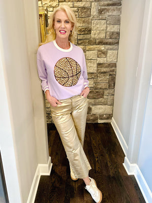 Queen of Sparkles K State Basketball Sweatshirt