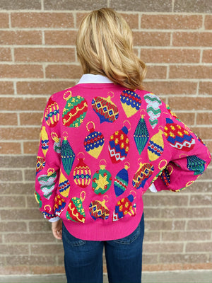 Queen of Sparkles Multi Jewel Ornament Sweater
