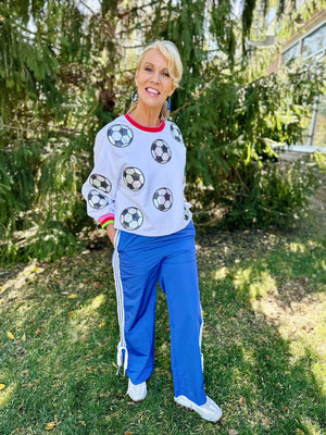 Queen of Sparkles Soccer Sweatshirt