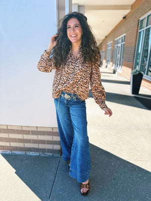 Women’s Cheetah Print Top