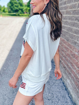 America Super Soft Women’s Set in White