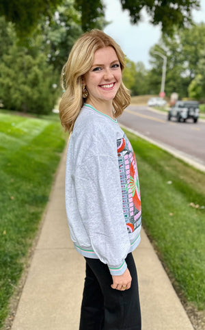 Queen of Sparkles Mahjong Sweatshirt