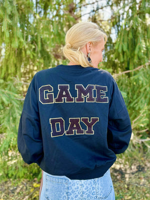 Sequin Game Day Sweatshirt