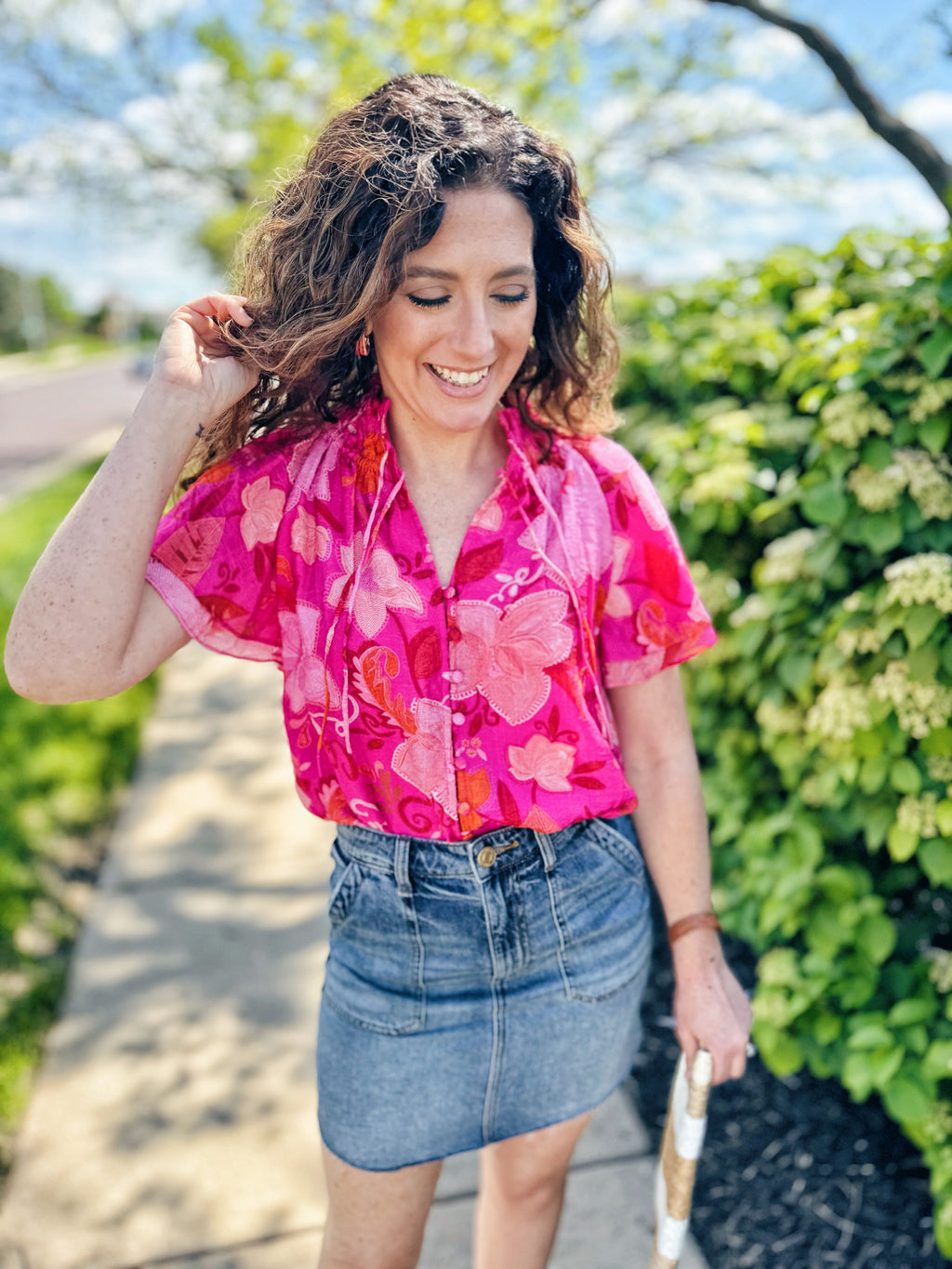 Floral Paisley Top