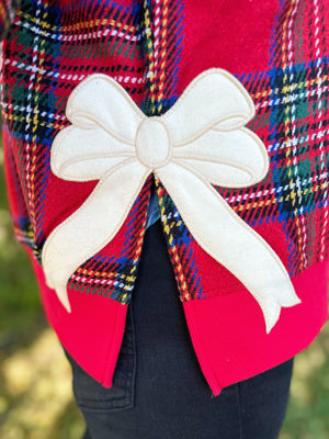 Holiday Plaid Merry Sweatshirt