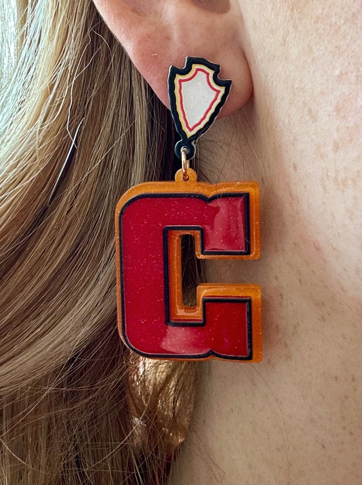 KC Acrylic Dangle Earrings