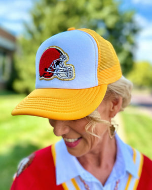 Helmet Patch Trucker Hat