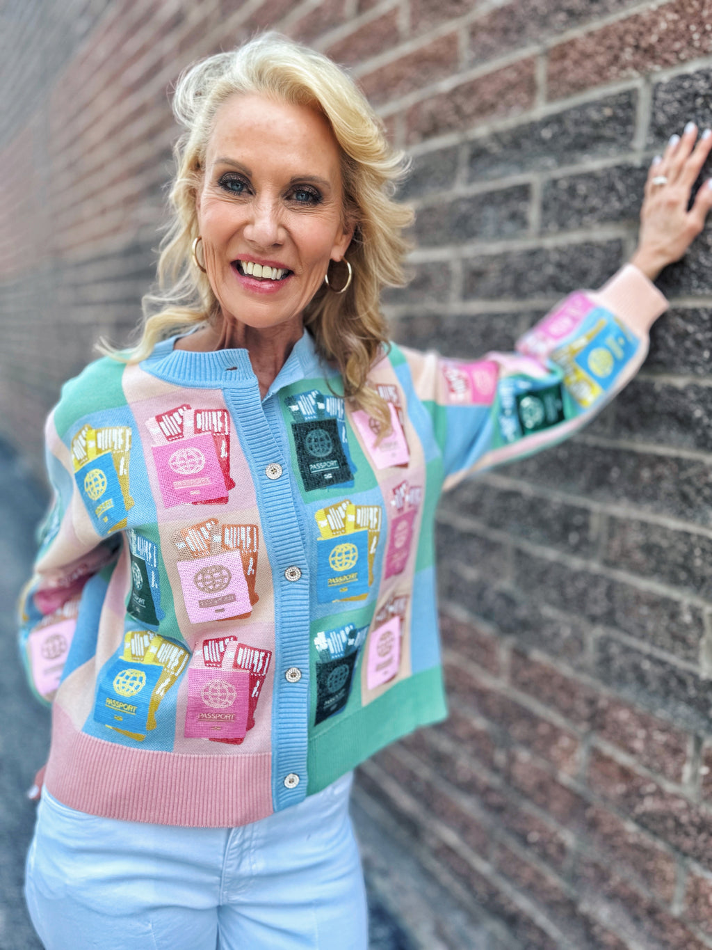 Queen of Sparkles Passport Cardigan