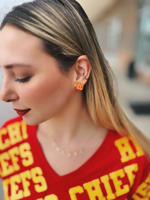 KC POST Acrylic Earrings