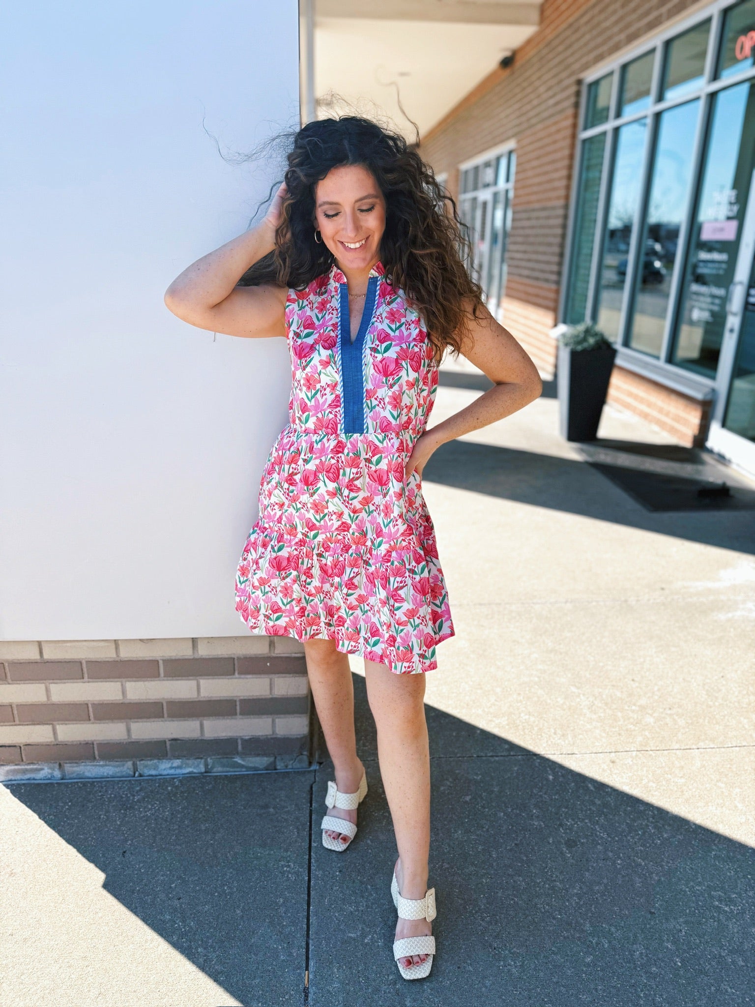 Women's Spring Floral Dress