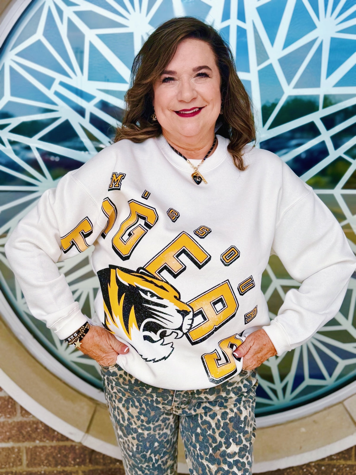 Mizzou Licensed Oversized Sweatshirt - Amelia's Boutique