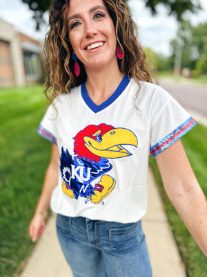 Licensed QOS KU Jayhawk Tee