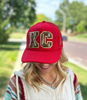 KC Football Patch Trucker Hat