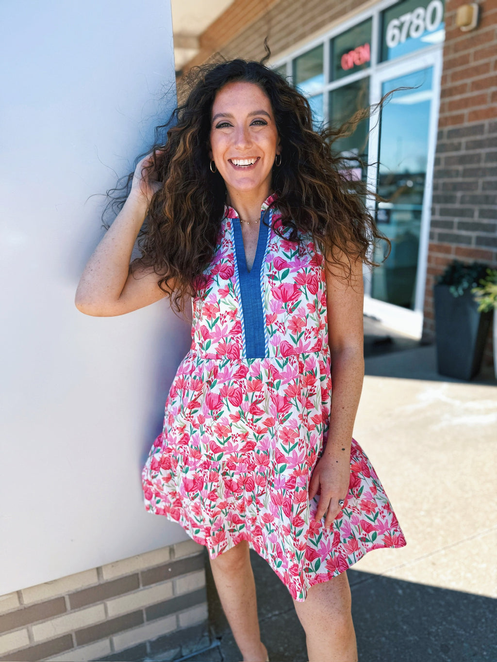 Women's Spring Floral Dress