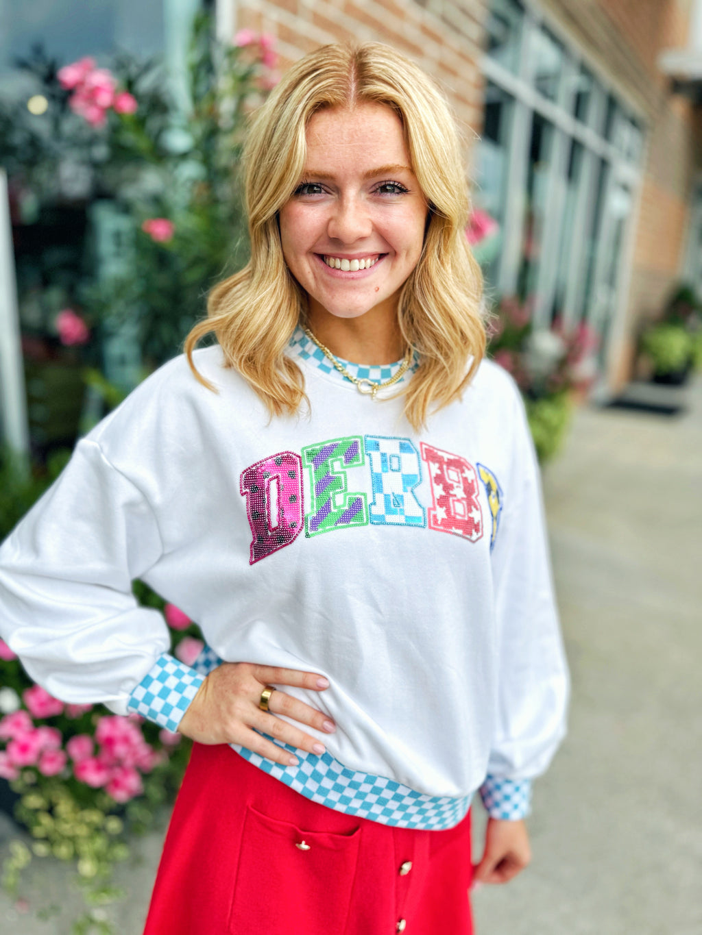 Queen of Sparkles Derby Sweatshirt