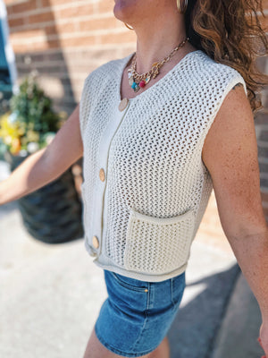 Knit Sweater Vest