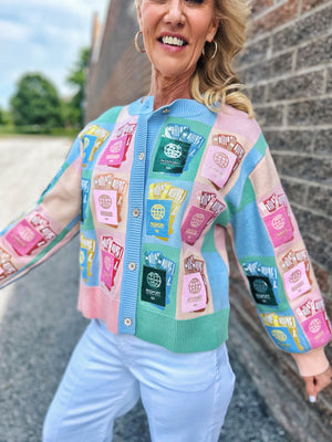 Queen of Sparkles Passport Cardigan