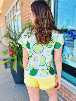 Lime and Tequila Queen of Sparkles Tee