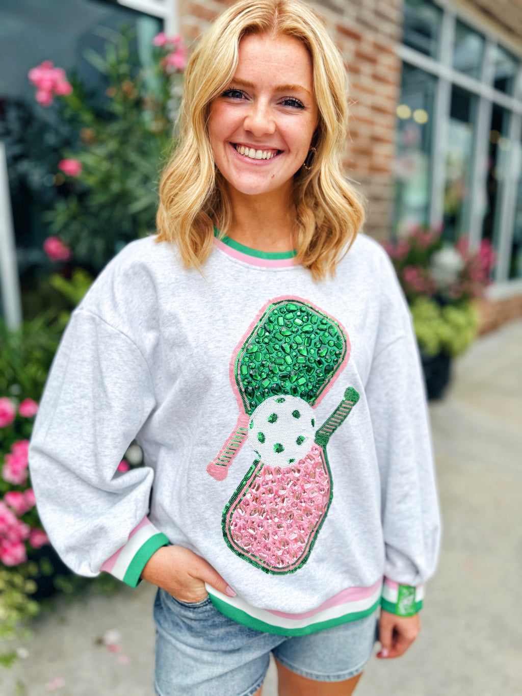 Queen of Sparkles PickleBall Sweatshirt
