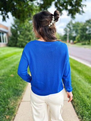 Kansas Football Knit Sweater
