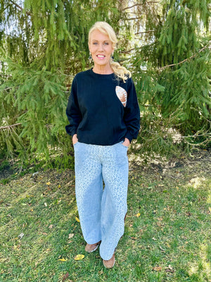 Sequin Game Day Sweatshirt