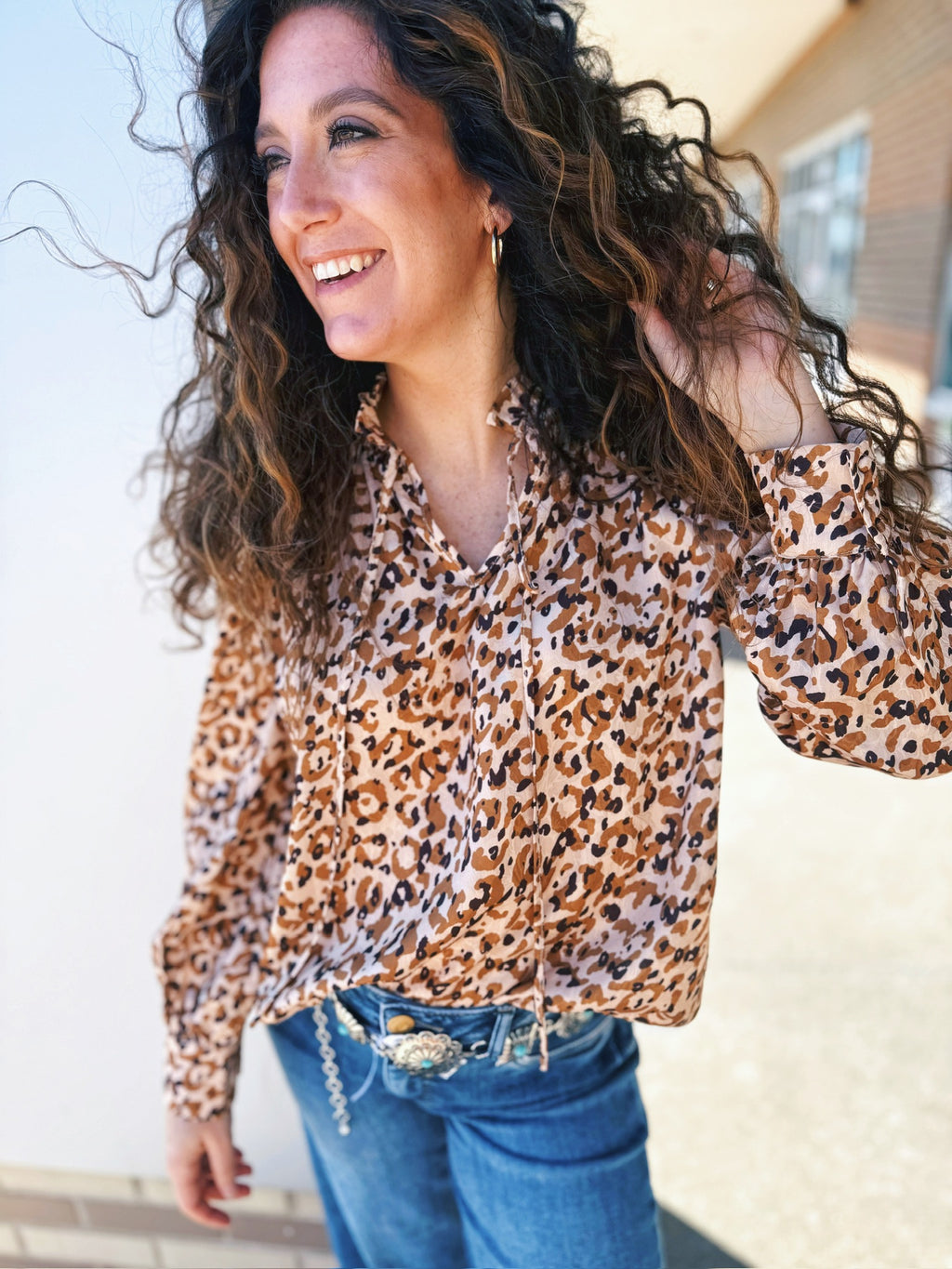 Women’s Cheetah Print Top