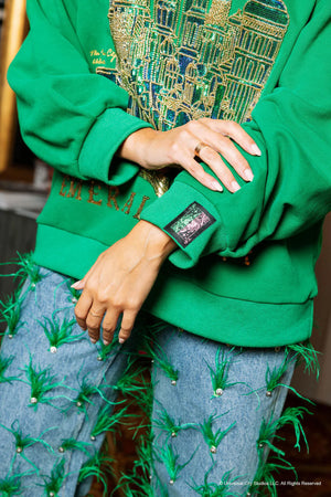Licensed Emerald City Sweatshirt Wicked x Queen of Sparkles